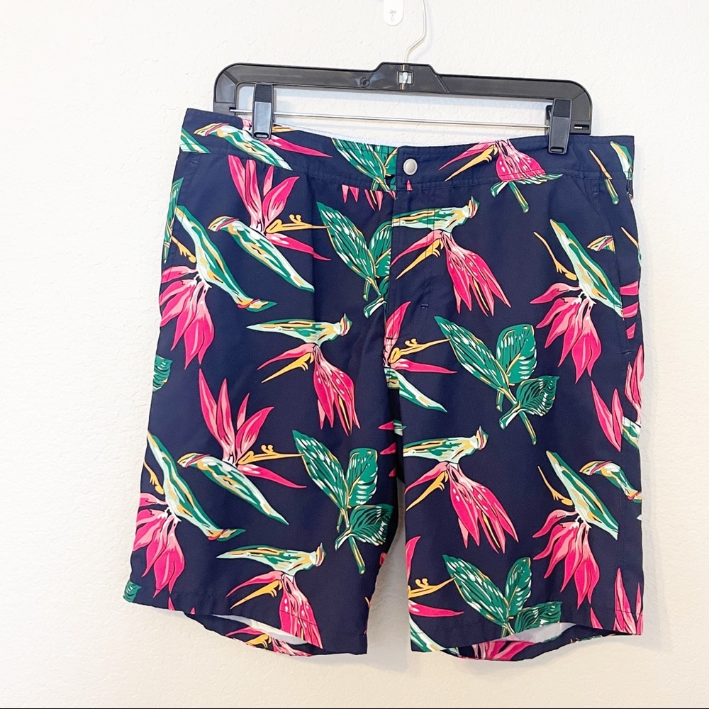 Men's Bonobos Birds of Paradise Swim Trunks